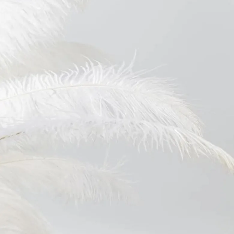 Feather Palm golvlampa vit