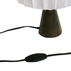 Fia bordslampa vit/svart