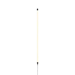 Fine 120 cm vägg-/taklampa svart