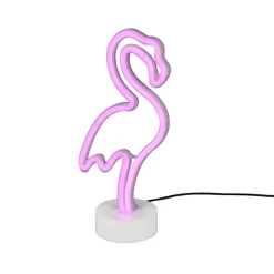 Flamingo bordslampa vit/rosa