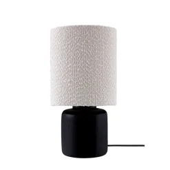 Florian 20 Bordslampa Vit bouclé/svart