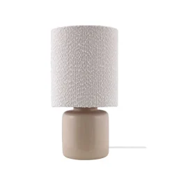 Florian 20 Bordslampa Vit bouclé/beige
