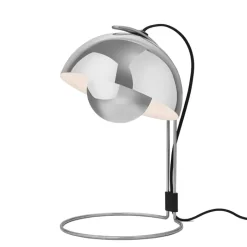 Flowerpot VP4 bordslampa Chrome-Plated