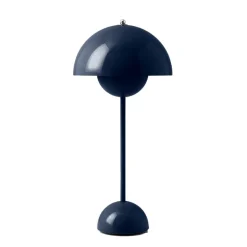 Flowerpot VP3 Bordslampa Steel Blue