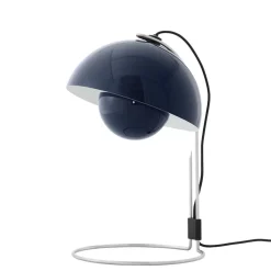 Flowerpot VP4 Bordslampa Steel Blue