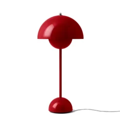 Flowerpot VP3 bordslampa Vermilion Red