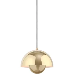 Flowerpot VP1 taklampa Brass-Plated