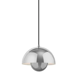 Flowerpot VP1 taklampa Chrome-Plated