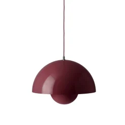 Flowerpot VP7 taklampa Dark Plum