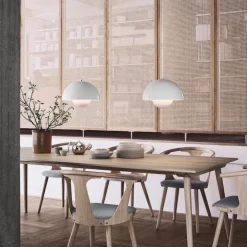 Flowerpot VP7 taklampa greybeige