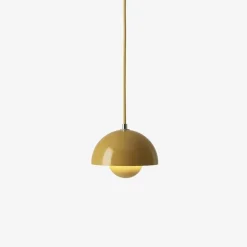 Flowerpot VP10 taklampa Mustard