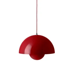 Flowerpot VP7 taklampa Vermilion Red