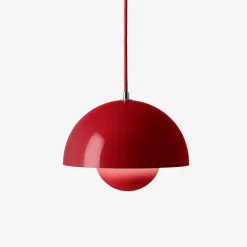 Flowerpot VP1 taklampa Vermilion Red
