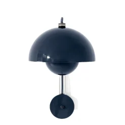 Flowerpot VP8 Vägglampa Steel Blue