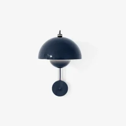 Flowerpot VP8 Vägglampa Steel Blue