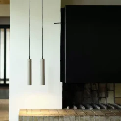 FM2014 H36 taklampa matt grey