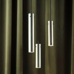 FM2014 H24 taklampa stainless steel polished
