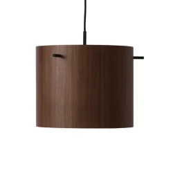 FM 1954 Ø28 taklampa walnut