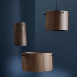 FM 1954 Ø28 taklampa walnut