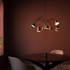 Fång 10 Taklampa rå mässing