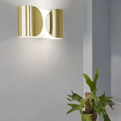 Foglio Vägglampa Guld