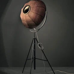 Fortuny golvlampa guld rubelli/svart
