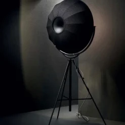 Fortuny petite golvlampa brons rubelli/svart