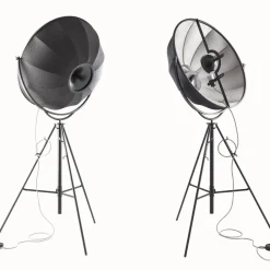 Fortuny petite golvlampa silver rubelli/svart