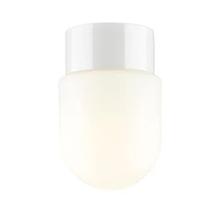 Fridhem bastu taklampa/vägglampa vit IP44 rak sockel