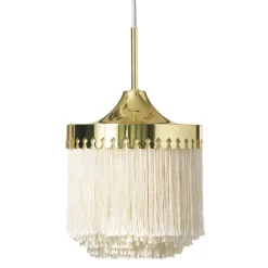 Fringe taklampa Ø20 Cream white