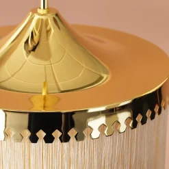 Fringe taklampa Ø30 Cream white