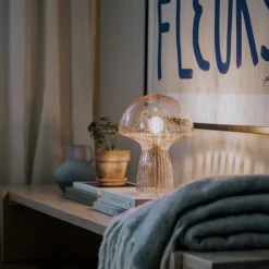 Fungo 22 bordslampa rosa