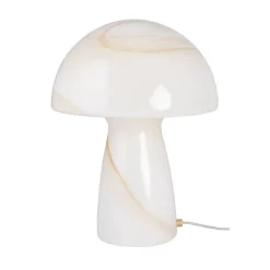 Fungo swirl 30 bordslampa beige/vit