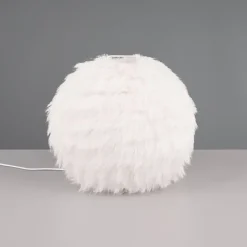 Furry bordslampa sand