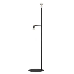 Galax golvlampa rå mässing