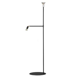 Galax golvlampa svart
