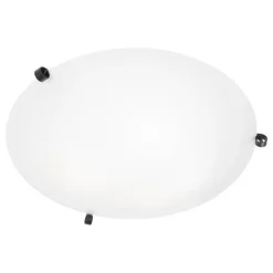 Ögla Ø550 plafond svart/vit