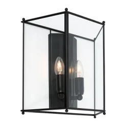 Glimminge L vägglampa svart