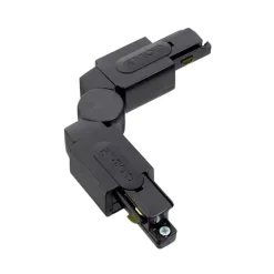 Global Base Adjustable Connector 1-fas svart