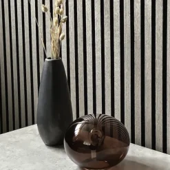 Globus 18 cm bordslampa brun