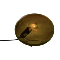Globus 18 cm bordslampa brun