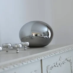 Globus 24 cm bordslampa rök
