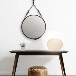Globus 18 cm bordslampa vit