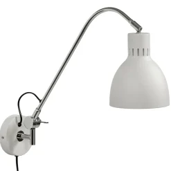 Gotland vägglampa v it