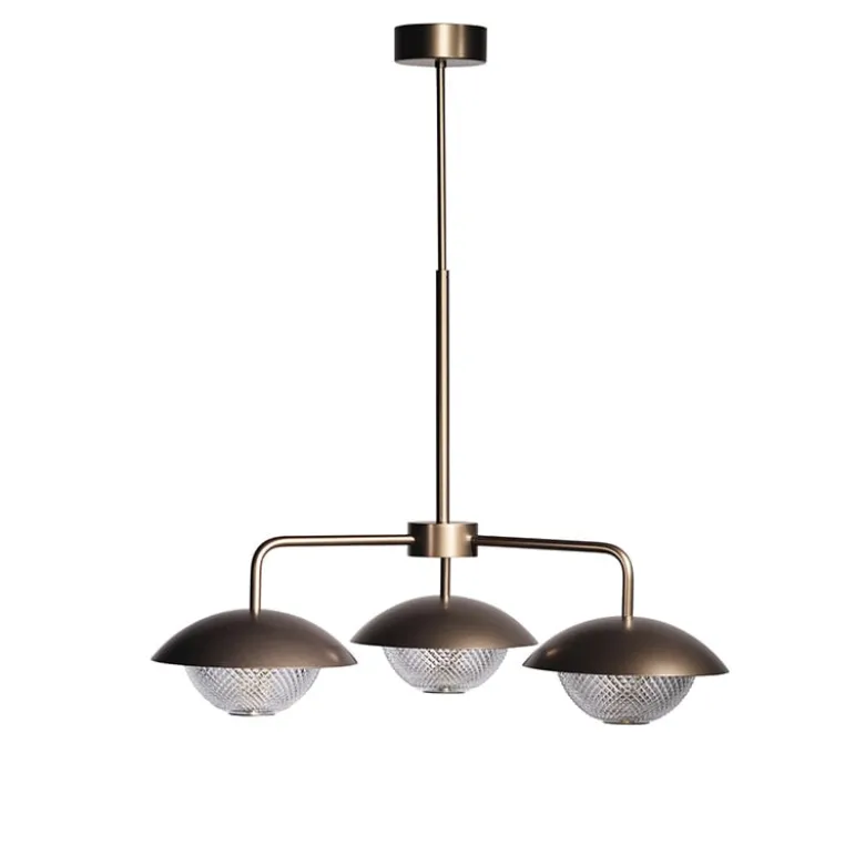 Grace 3 Chandelier H:575-850 brons