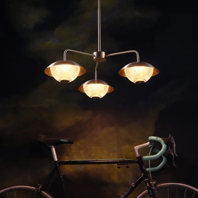Grace 3 Chandelier H:575-850 brons