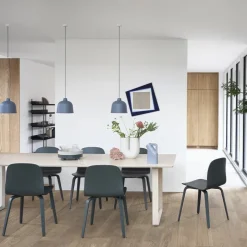 Grain taklampa blågrå