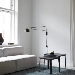 Grant 111cm vägglampa mässing