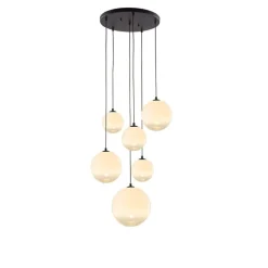 Grappo 6 taklampa glas opal