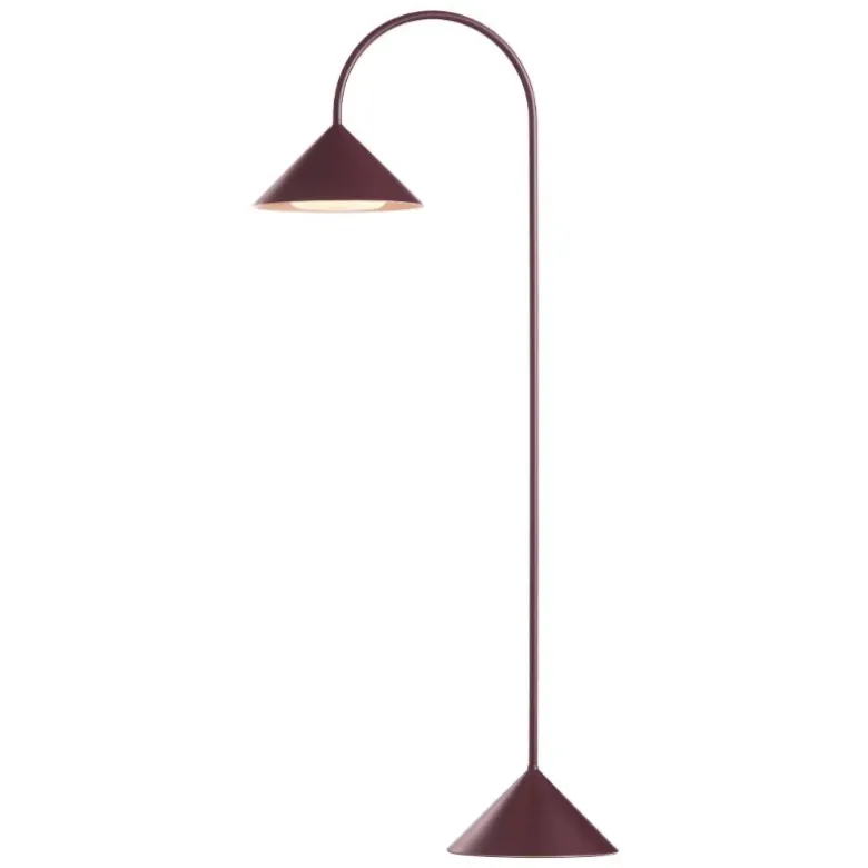 Grasp H72 portabel bordslampa matt beetroot